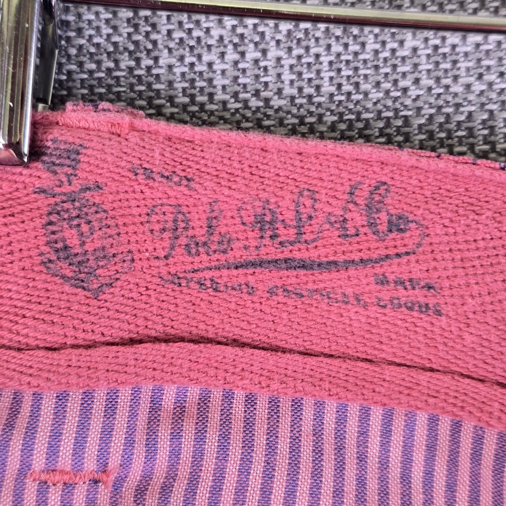 Polo Ralph Lauren Shorts Mens 36 Sailboat Graphic Pink Straight Fit Nautical - Picture 7 of 16
